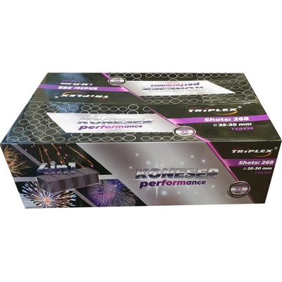 KONESER PERFORMANCE zahradní ohňostroj 268 výstřelů
