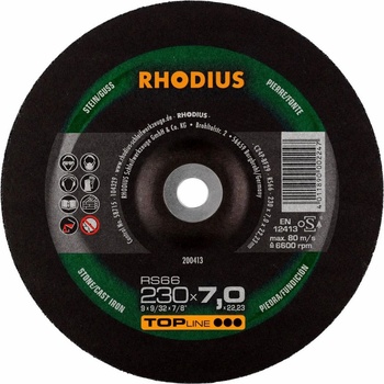 Rhodius Brusný kotouč 230 x 7,0 x 22,23 mm 200413
