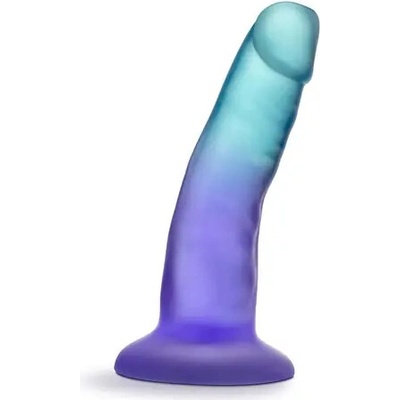 B Yours Morining Dew 5 inch Dildo klasyczne z przyssawką Niebieski