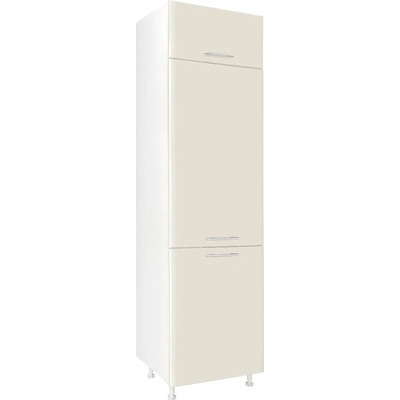 Matis Колонен шкаф за вграден хладилник in mdf friz 2v бежов гланц