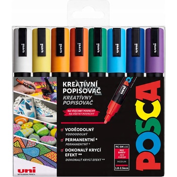 Posca PC-5M mix farieb 16 ks
