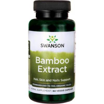 Swanson Bamboo Extract, 60 растителни капсули, Swanson (SWH190)