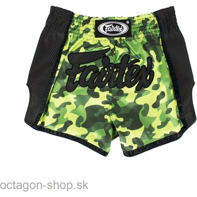 Muay Thai trenky FAIRTEX Green Camo
