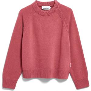 ARMEDANGELS Дамски пуловер ARMEDANGELS Women's Wool Knit Sweater Jumper - Velvet Ember (117-4050-0513)