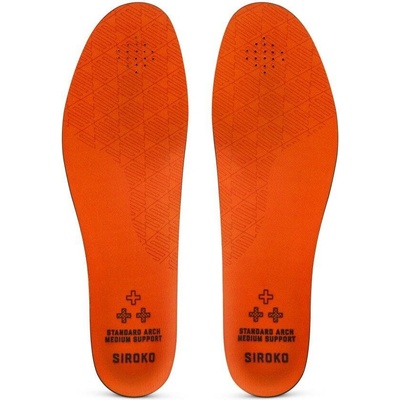 SIROKO Vložky do cyklistických treter Grip Orange Oranžová