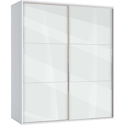 Bogdan Furniture G Гардероб с плъзгащи врати Memo. bg, модел BM-Ava 4, бял гланц