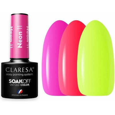 CLARESA hybridní gel lak 5g Neon