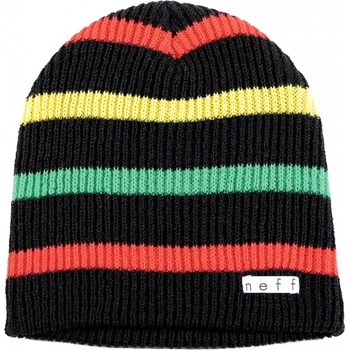 Neff čepice Daily Stripe black Rasta