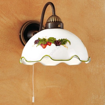 Kolarz 731.61. 113 - Стенно осветително тяло NONNA 1xE27/75W/230V винено/ягодно (KL0468)