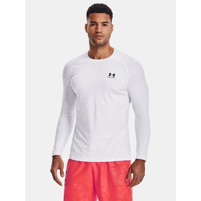 Under Armour HeatGear Armour Fitted LS white