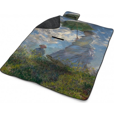 Sablio Plážová deka Dáma so slnečníkom Claude Monet