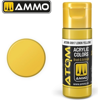 Ammo-Mig Jimenez Atom Acrylic colour lemon yellow 20 ml
