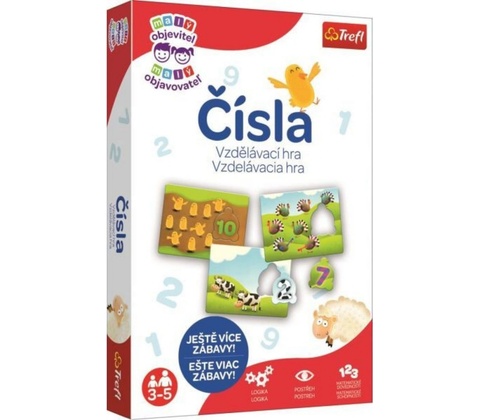 Trefl Hra Malý objaviteľ Čísla