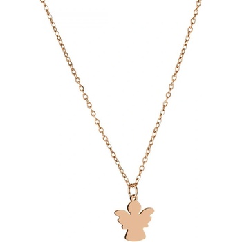 Bellita Дамско розовозлатисто колие с ангелче Bellita (BLT-NJ-2261-RG)