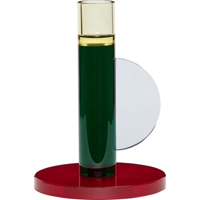 Hübsch Свещник за класическа свещ Astro 14 см зелен (991418)