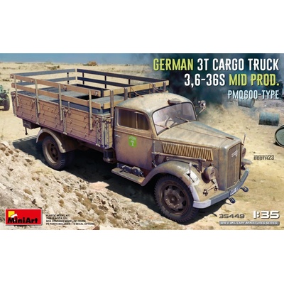 MiniArt German 3t Cargo Truck Mid Production PmQ600 1:35