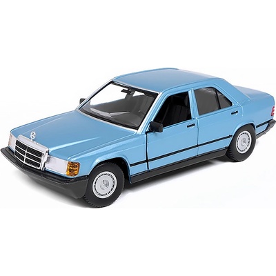 Bburago Mercedes Benz 190 E 2.6 1984 modrý 1:24