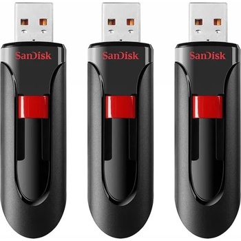 Image 1 of SanDisk Cruzer Glide 32GB USB 2.0 (3-Pack) (SDCZ60-032G-G46T)