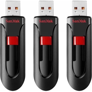 SanDisk Cruzer Glide 32GB USB 2.0 (3-Pack) (SDCZ60-032G-G46T) Флаш памет