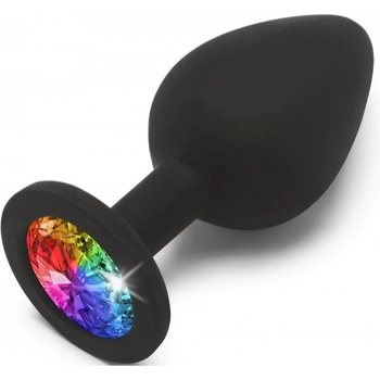 ToyJoy Rainbow Booty Jewel анален разширител black 8 см
