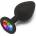 ToyJoy Rainbow Booty Jewel анален разширител black 8 см