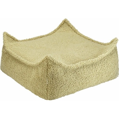 Wigiwama Square dětský sedací vak zelená 60 cm x 20 cm x 60 cm