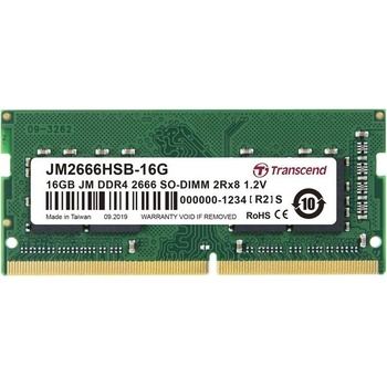 Transcend DDR4 16GB 2666MHz CL19 JM2666HSB-16G