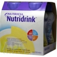 NUTRIDRINK S PŘÍCHUTÍ BANÁNOVOU POR SOL 4X200ML