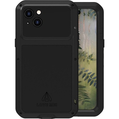 LOVE MEI extra odolné proti nárazu, vodě a prachu pro iPhone 15 Plus - černé
