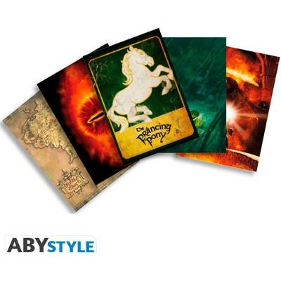 ABYstyle Sada pohlednic Pán prstenů, 5 ks,