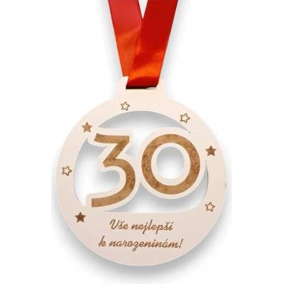 Vypálímti.cz výroba laserem Jubilení medaile XL 30