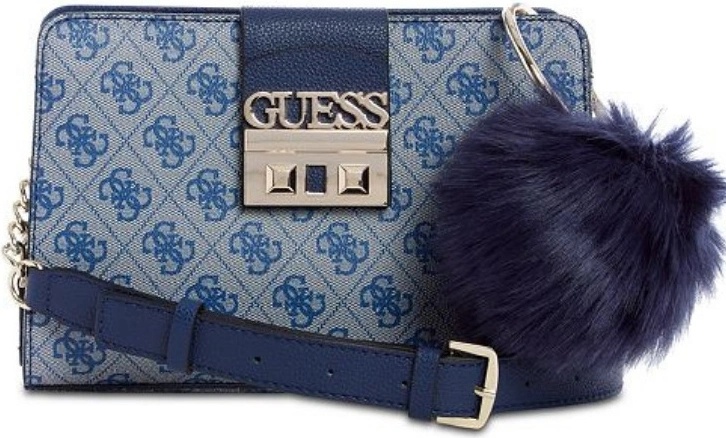 Guess Logo Luxe Girlfriend crossbody modra Heureka.cz