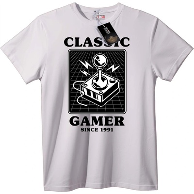 NOONEBRAND Тениска Класически Геймър - 2XL, Black