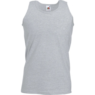 Fruit of the Loom Athletic Vest COT16109861001-heather gre Melír šedá