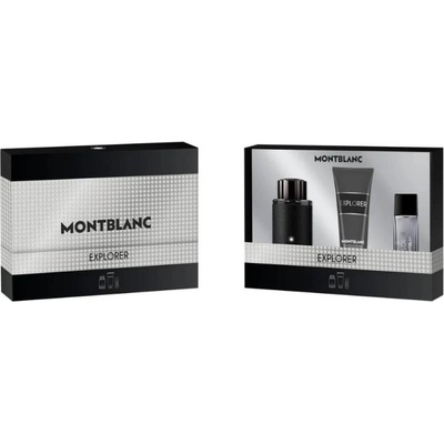 Mont Blanc Explorer Подаръчен комплект за мъже Размер EDP 100 ml + EDP 15 ml + 100 ml душ гел