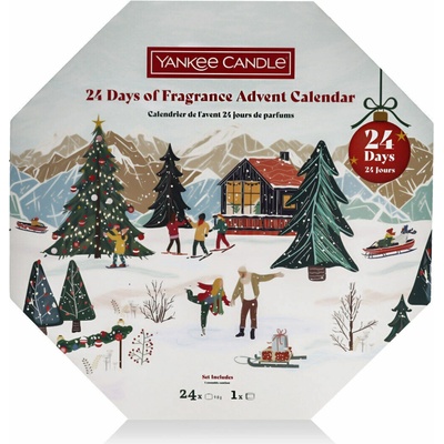 Yankee Candle Adventný kalendár čajových sviečok Veniec