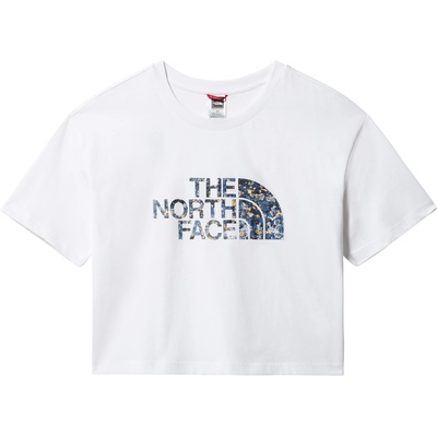 The North Face Дамска тениска w cropped easy tee tnfw/gbbulchprt - m (nf0a4t1r52u)