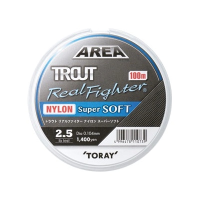 Toray Trout Area Real Fighter Nylon SOFT 100m 0,09mm