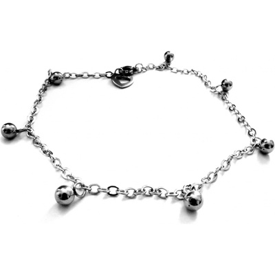 Steel Jewelry Náramek na nohu kuličky z chirurgické oceli NK090400 – Sleviste.cz