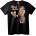 NOONEBRAND Тениска Кратко и Сладко - S, Black