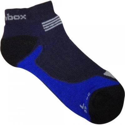 Bambox BX-STR nízké bambusové ponožky Tm. modrá/modrá