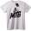 NOONEBRAND Тениска Планински Колоездач - 7XL, White