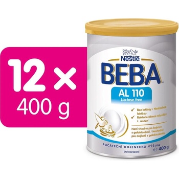 BEBA AL 110 Lactose free 12 x 400 g