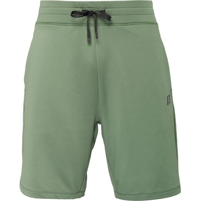 Pánske fitness šortky Fitforce MENERES Khaki Čierna