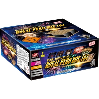 Tarra pyrotechnik Profi složený ohňostroj ROYAL PYRO BOX 164 ran