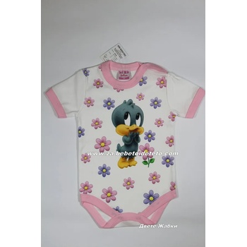 Image 1 of БЕЙБ ФЕШЪН ЕООД Бебешко боди с къс ръкав за момиче, 74, 80, 86