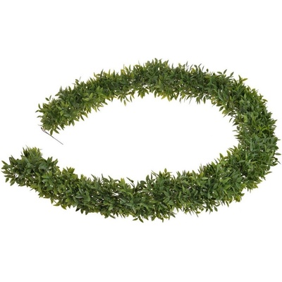 Umělá girlanda ruscus 150 cm - zelená