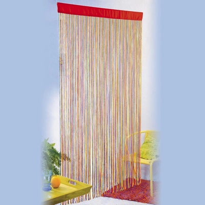 Die moderne Hausfrau Dveřní provázkový závěs Duha, 100 x 200 cm