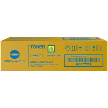Konica Minolta TNP-93Y AE1Y251 жълт (yellow) оригинален тонер (AE1Y251)