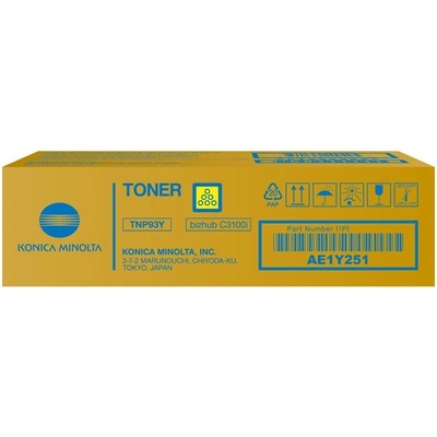 Konica Minolta TNP-93Y AE1Y251 жълт (yellow) оригинален тонер (AE1Y251)